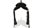 vidaXL 91353 Western Saddle. Headstall&breast Collar Real Leather 16" Black vidaXL 91353 Western Saddle. Headstall&breast Collar Real Leather 16" Black