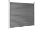 vidaXL 3070458 Fence Panel Set Wpc 872x146cm Grey vidaXL 3070458 Fence Panel Set Wpc 872x146cm Grey