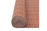 vidaXL 317164 Double-sided Garden Fence 110x500cm Brown vidaXL 317164 Double-sided Garden Fence 110x500cm Brown