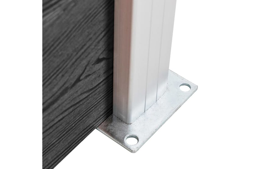 vidaXL 3070458 Fence Panel Set Wpc 872x146cm Grey vidaXL 3070458 Fence Panel Set Wpc 872x146cm Grey