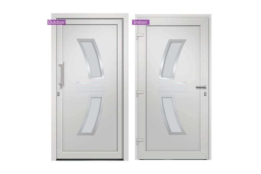 vidaXL 3057561 Front Door White 98x200cm vidaXL 3057561 Front Door White 98x200cm