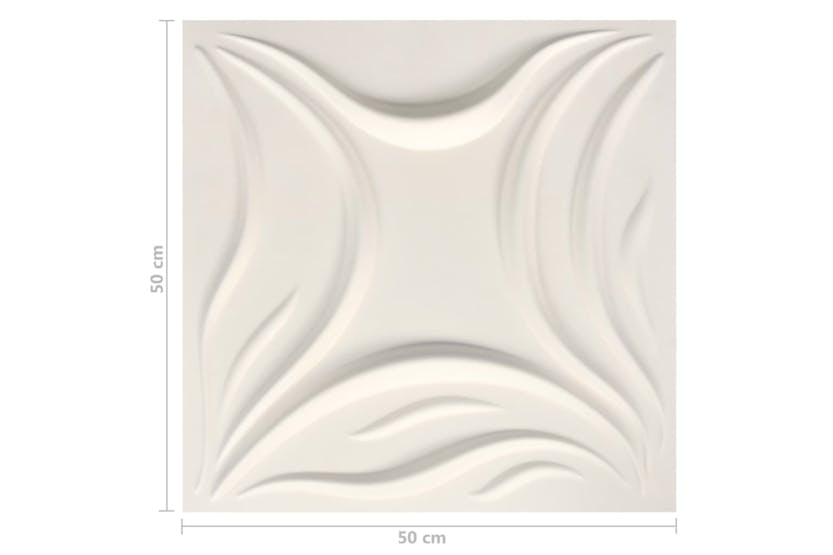 vidaXL 146297 12 Pcs Wall Panels 3d 0.5x0.5 M 3 m² vidaXL 146297 12 Pcs Wall Panels 3d 0.5x0.5 M 3 m²