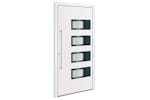 vidaXL 3157067 Front Door White 110x210cm Aluminium And Pvc vidaXL 3157067 Front Door White 110x210cm Aluminium And Pvc