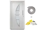 vidaXL 279207 Front Door White 98x200cm vidaXL 279207 Front Door White 98x200cm