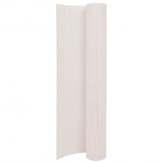 Vidaxl 317161 Double-sided Garden Fence 110x500 Cm White Vidaxl 317161 Double-sided Garden Fence 110x500 Cm White