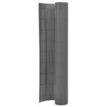 Vidaxl 317165 Double-sided Garden Fence 110x500 Cm Grey Vidaxl 317165 Double-sided Garden Fence 110x500 Cm Grey