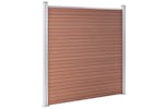 vidaXL 3053211 Garden Fence Wpc 1045x186cm Brown vidaXL 3053211 Garden Fence Wpc 1045x186cm Brown