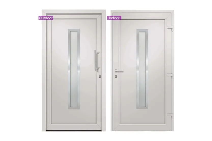 vidaXL 279233 Front Door White 108x200cm vidaXL 279233 Front Door White 108x200cm