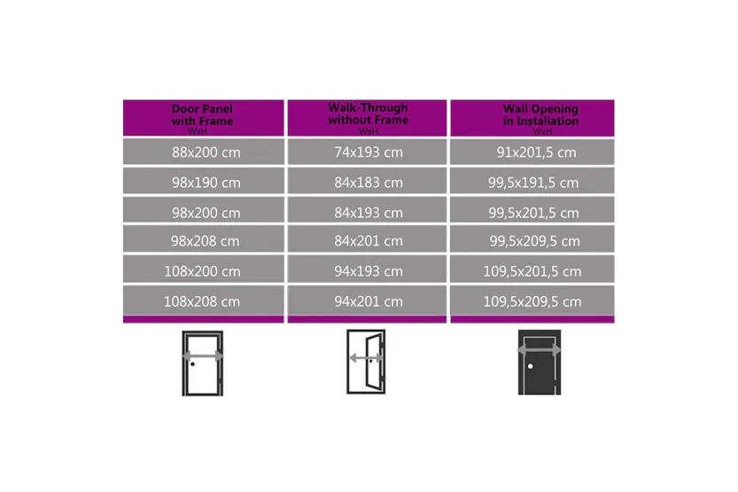 vidaXL 279208 Front Door White 98x208cm vidaXL 279208 Front Door White 98x208cm