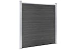 vidaXL 3070432 Fence Panel Set Wpc 872x186cm Black vidaXL 3070432 Fence Panel Set Wpc 872x186cm Black