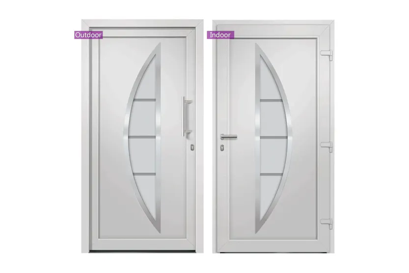 vidaXL 279208 Front Door White 98x208cm vidaXL 279208 Front Door White 98x208cm
