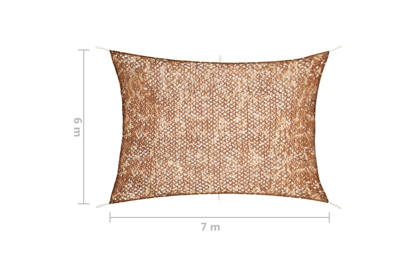 vidaXL 135932 Camouflage Net With Storage Bag 6x7 M Beige vidaXL 135932 Camouflage Net With Storage Bag 6x7 M Beige