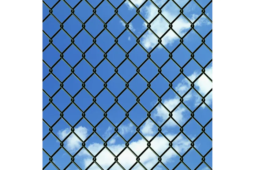 vidaXL 140345 Chain Link Fence Steel 1,25x15 M Green vidaXL 140345 Chain Link Fence Steel 1,25x15 M Green