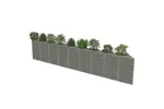 vidaXL 143573 Gabion Wall Galvanised Steel 630x30x100cm vidaXL 143573 Gabion Wall Galvanised Steel 630x30x100cm