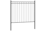 vidaXL 146312 Garden Fence Steel 1.7x0.8 M Black vidaXL 146312 Garden Fence Steel 1.7x0.8 M Black