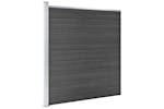 vidaXL 3070432 Fence Panel Set Wpc 872x186cm Black vidaXL 3070432 Fence Panel Set Wpc 872x186cm Black