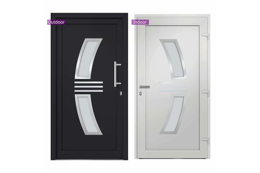 vidaXL 3057578 Front Door Anthracite 108x200cm vidaXL 3057578 Front Door Anthracite 108x200cm