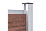 vidaXL 3053211 Garden Fence Wpc 1045x186cm Brown vidaXL 3053211 Garden Fence Wpc 1045x186cm Brown
