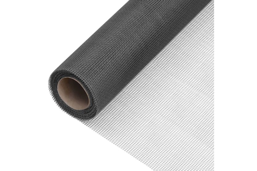 vidaXL 150860 Mesh Screen Fiberglass 80x2000cm Black vidaXL 150860 Mesh Screen Fiberglass 80x2000cm Black