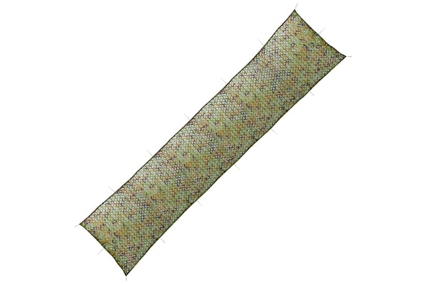 vidaXL 135875 Camouflage Net With Storage Bag 1.5x6 M Green vidaXL 135875 Camouflage Net With Storage Bag 1.5x6 M Green