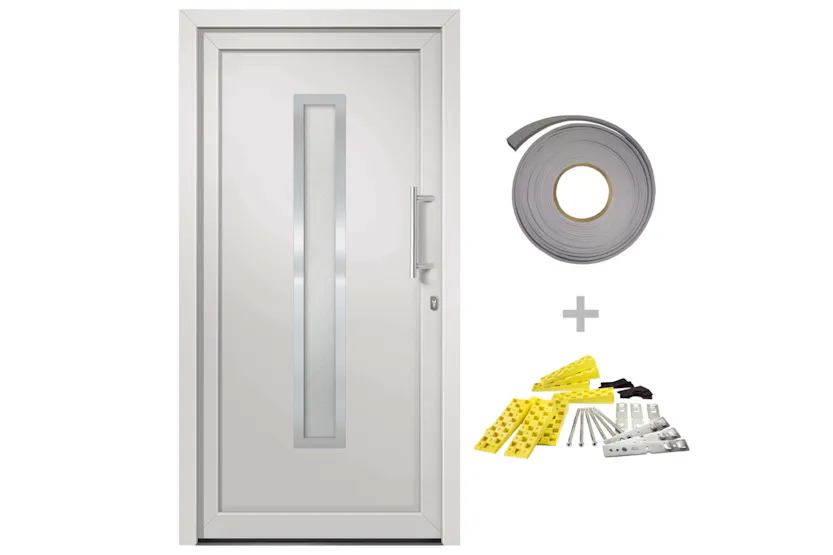 vidaXL 279233 Front Door White 108x200cm vidaXL 279233 Front Door White 108x200cm