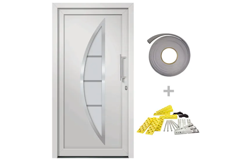 vidaXL 279208 Front Door White 98x208cm vidaXL 279208 Front Door White 98x208cm