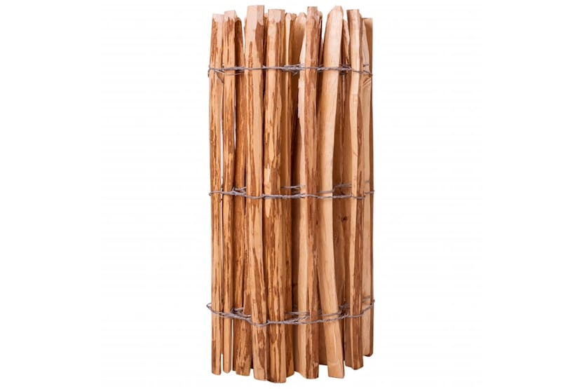 vidaXL 43137 Picket Fence Hazel Wood 90x500cm vidaXL 43137 Picket Fence Hazel Wood 90x500cm