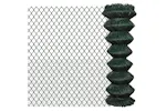 vidaXL 140345 Chain Link Fence Steel 1,25x15 M Green vidaXL 140345 Chain Link Fence Steel 1,25x15 M Green