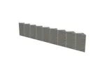 vidaXL 143573 Gabion Wall Galvanised Steel 630x30x100cm vidaXL 143573 Gabion Wall Galvanised Steel 630x30x100cm
