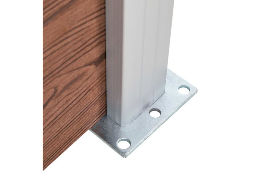 vidaXL 3053210 Garden Fence Wpc 872x186cm Brown vidaXL 3053210 Garden Fence Wpc 872x186cm Brown