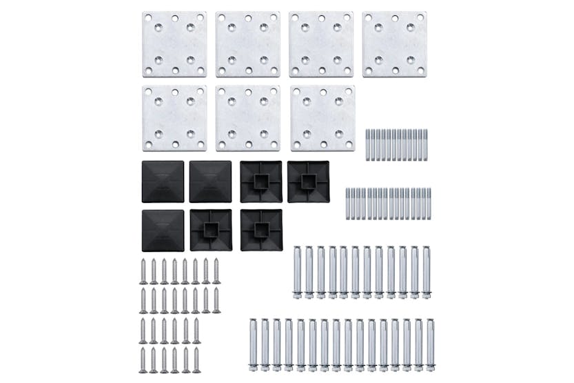 vidaXL 3070433 Fence Panel Set Wpc 1045x186cm Black vidaXL 3070433 Fence Panel Set Wpc 1045x186cm Black