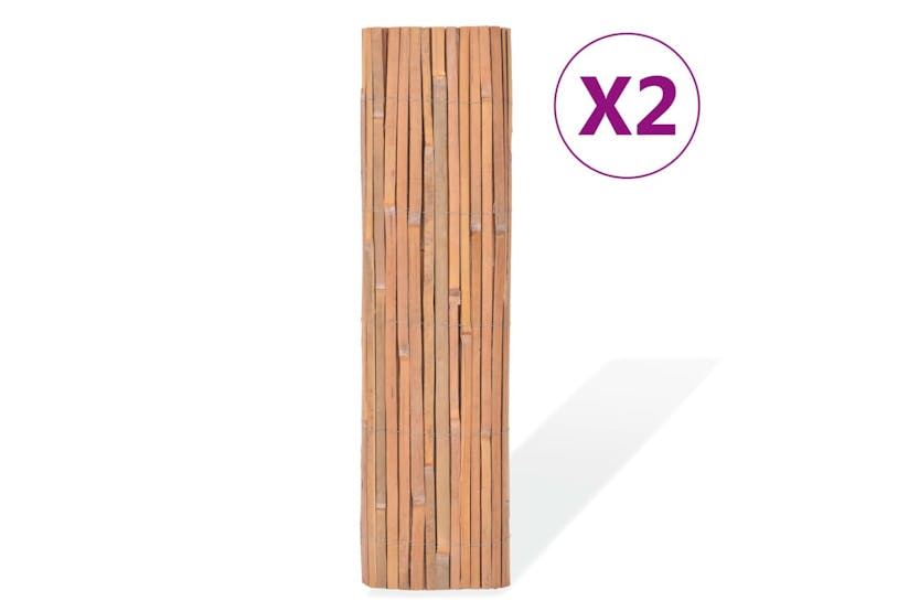 vidaXL 3057515 Bamboo Fences 2 Pcs 100x400cm vidaXL 3057515 Bamboo Fences 2 Pcs 100x400cm