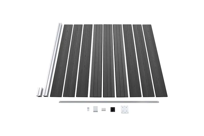 vidaXL 3070438 Fence Panel Set Wpc 446x vidaXL 3070438 Fence Panel Set Wpc 446x