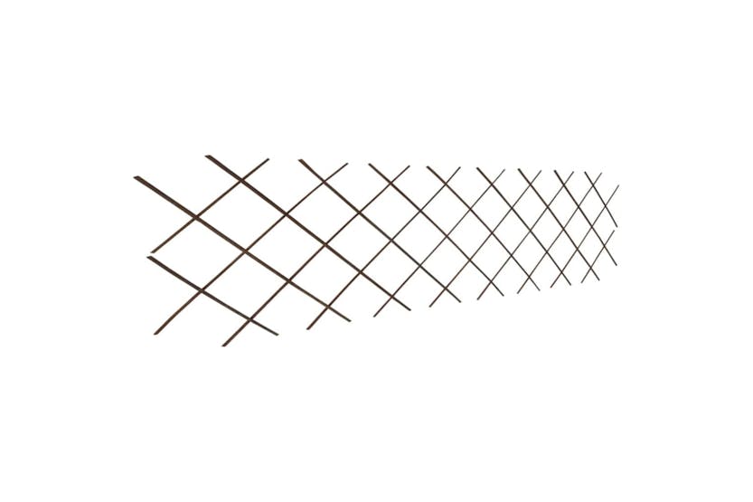 vidaXL 146072 Willow Trellis Fences 5 Pcs 180x60cm vidaXL 146072 Willow Trellis Fences 5 Pcs 180x60cm