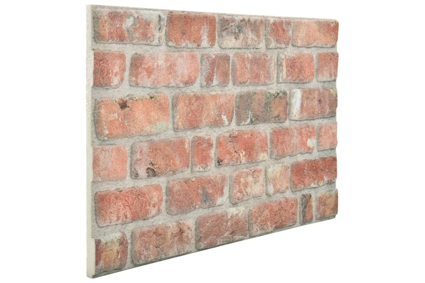 vidaXL 332921 3d Wall Panels With Red Brick Design 10 Pcs Eps vidaXL 332921 3d Wall Panels With Red Brick Design 10 Pcs Eps