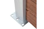 vidaXL 49068 Garden Fence Wpc 175x186cm Brown vidaXL 49068 Garden Fence Wpc 175x186cm Brown
