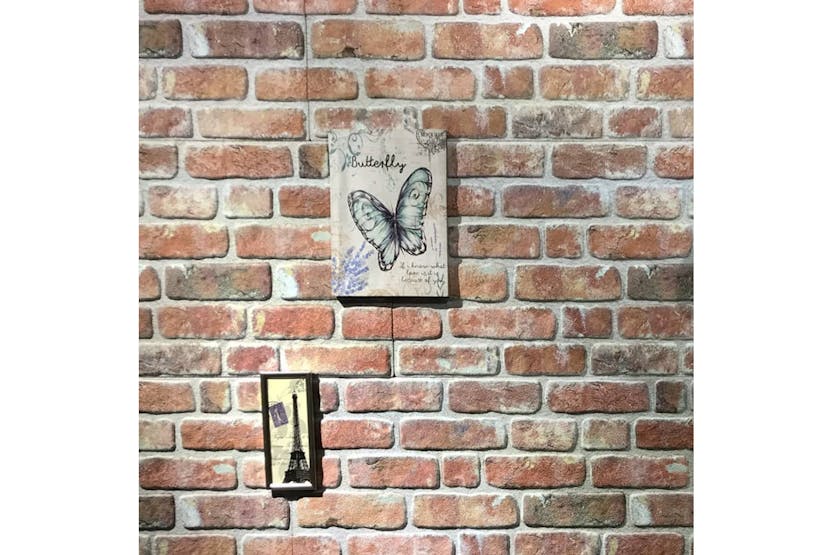 vidaXL 332921 3d Wall Panels With Red Brick Design 10 Pcs Eps vidaXL 332921 3d Wall Panels With Red Brick Design 10 Pcs Eps