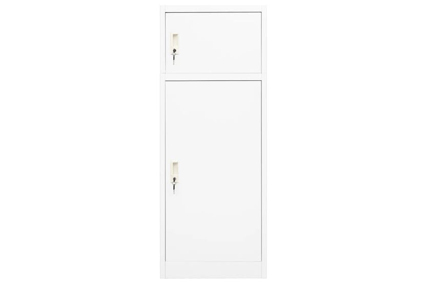 vidaXL 339599 Saddle Cabinet White 53x53x140cm Steel vidaXL 339599 Saddle Cabinet White 53x53x140cm Steel