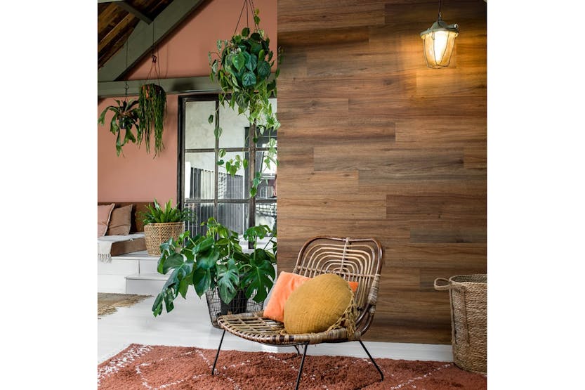 Wallart 432695 Wood Look Planks Natural Oak Saddle Brown Wallart 432695 Wood Look Planks Natural Oak Saddle Brown