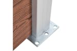 vidaXL 3053213 Garden Fence Wpc 1391x186cm Brown vidaXL 3053213 Garden Fence Wpc 1391x186cm Brown
