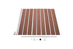 vidaXL 49068 Garden Fence Wpc 175x186cm Brown vidaXL 49068 Garden Fence Wpc 175x186cm Brown