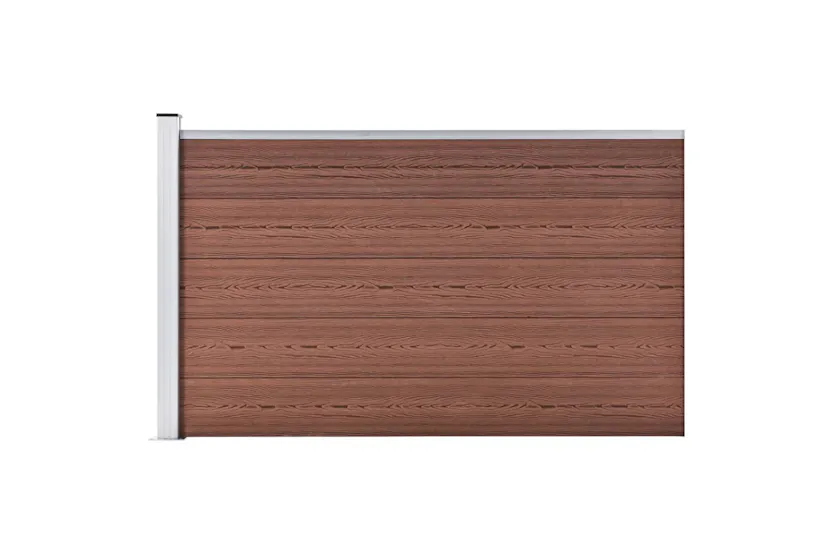 vidaXL 49074 Garden Fence Wpc 175x105cm Brown vidaXL 49074 Garden Fence Wpc 175x105cm Brown