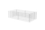 Vidaxl Gabion Planter Galvanised Steel 180x90x50 Cm Vidaxl Gabion Planter Galvanised Steel 180x90x50 Cm
