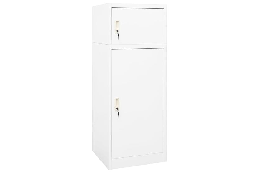 vidaXL 339599 Saddle Cabinet White 53x53x140cm Steel vidaXL 339599 Saddle Cabinet White 53x53x140cm Steel