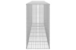 vidaXL 143592 Gabion Wall With Covers Galvanised Steel 300x50x100cm vidaXL 143592 Gabion Wall With Covers Galvanised Steel 300x50x100cm
