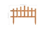 vidaXL 314846 Lawn Edgings 10 Pcs Firwood 4.4 M vidaXL 314846 Lawn Edgings 10 Pcs Firwood 4.4 M