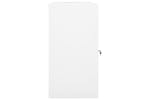 vidaXL 339603 Saddle Cabinet White 53x53x105cm Steel vidaXL 339603 Saddle Cabinet White 53x53x105cm Steel