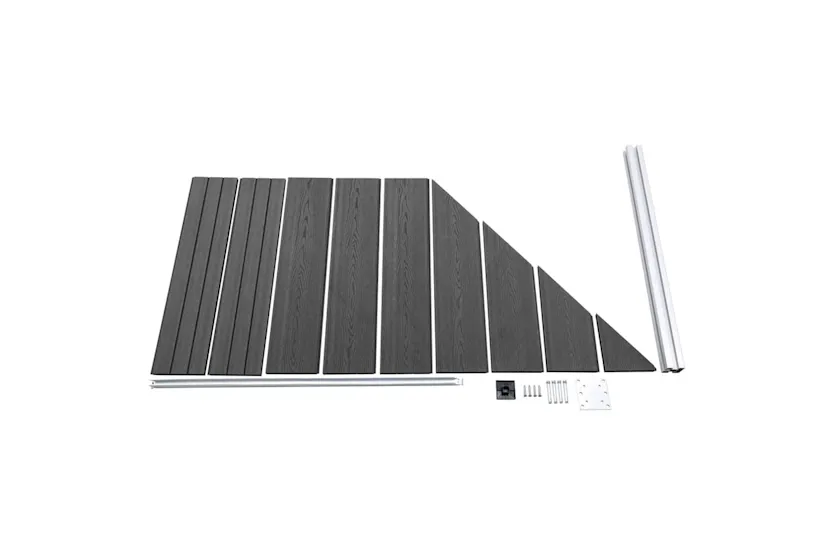 vidaXL 3070445 Fence Panel Set Wpc 1657x vidaXL 3070445 Fence Panel Set Wpc 1657x
