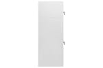vidaXL 339600 Saddle Cabinet Light Grey 53x53x140cm Steel vidaXL 339600 Saddle Cabinet Light Grey 53x53x140cm Steel