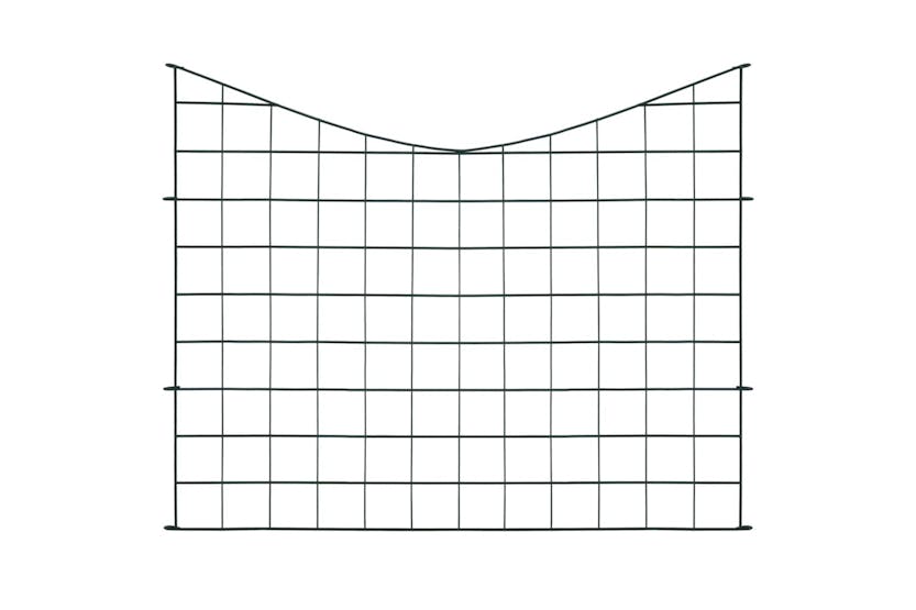 vidaXL 146104 Lower Arch Pond Fence Set 77.5x64cm Green vidaXL 146104 Lower Arch Pond Fence Set 77.5x64cm Green